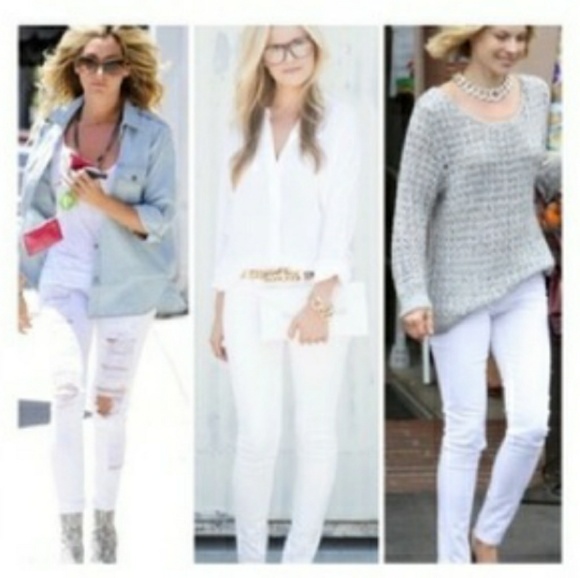 New Paige white denim skinny jeans! - Picture 6 of 6